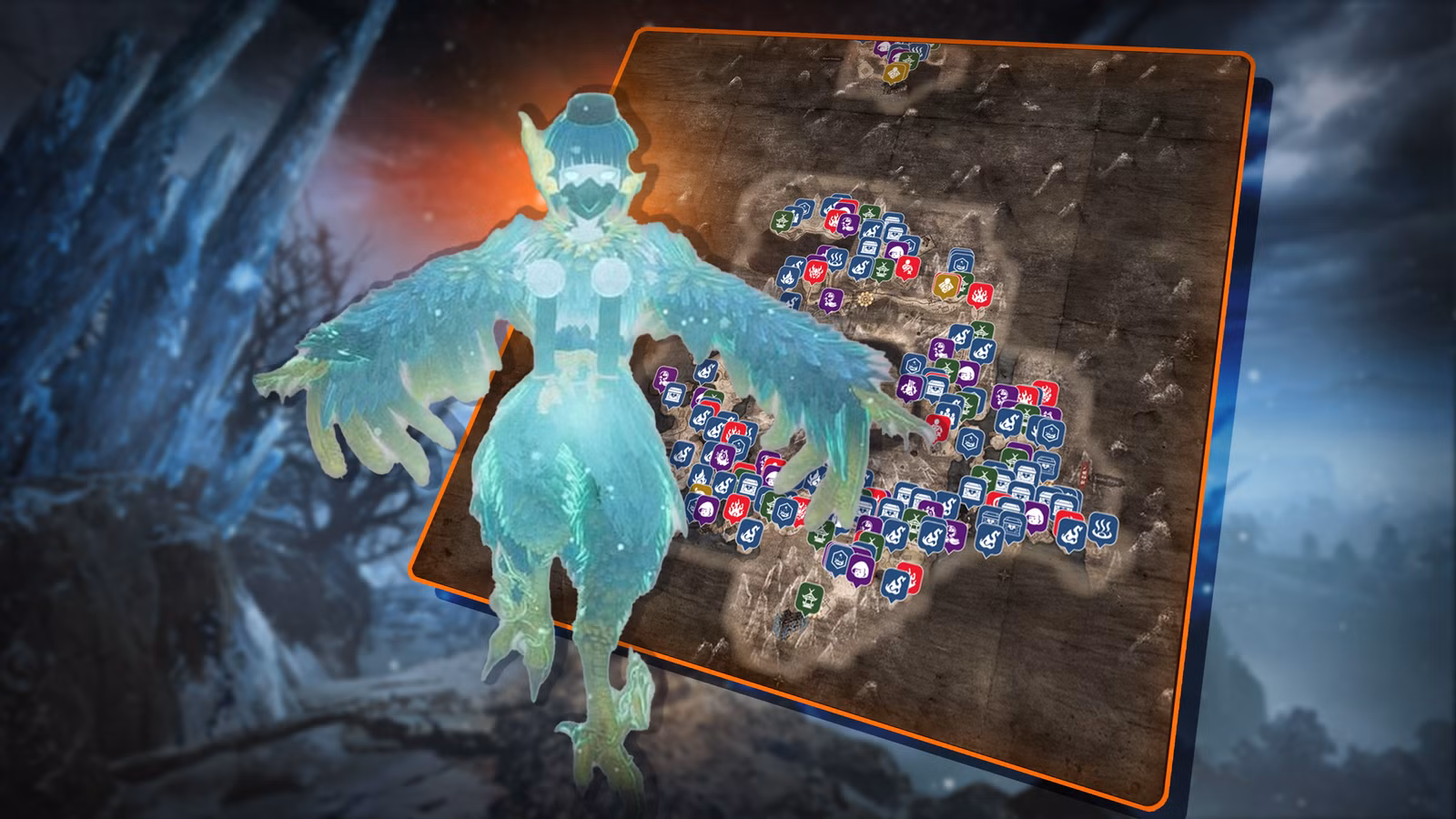 Nioh 3 - Mapa Interativo (Era Heian)