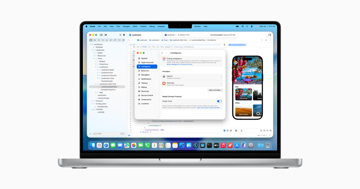 Xcode 26.3 amplia as possibilidades da programação agente
