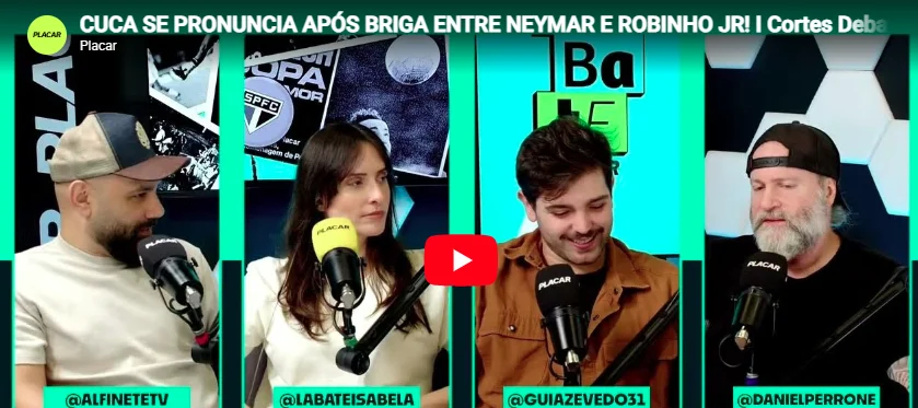 Cuca se pronuncia sobre briga entre Neymar e Robinho Jr.