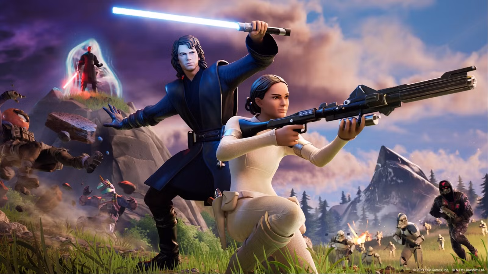 Fortnite traz de volta o primeiro passe cosmético exclusivo para a loja (e é uma skin de Star Wars)