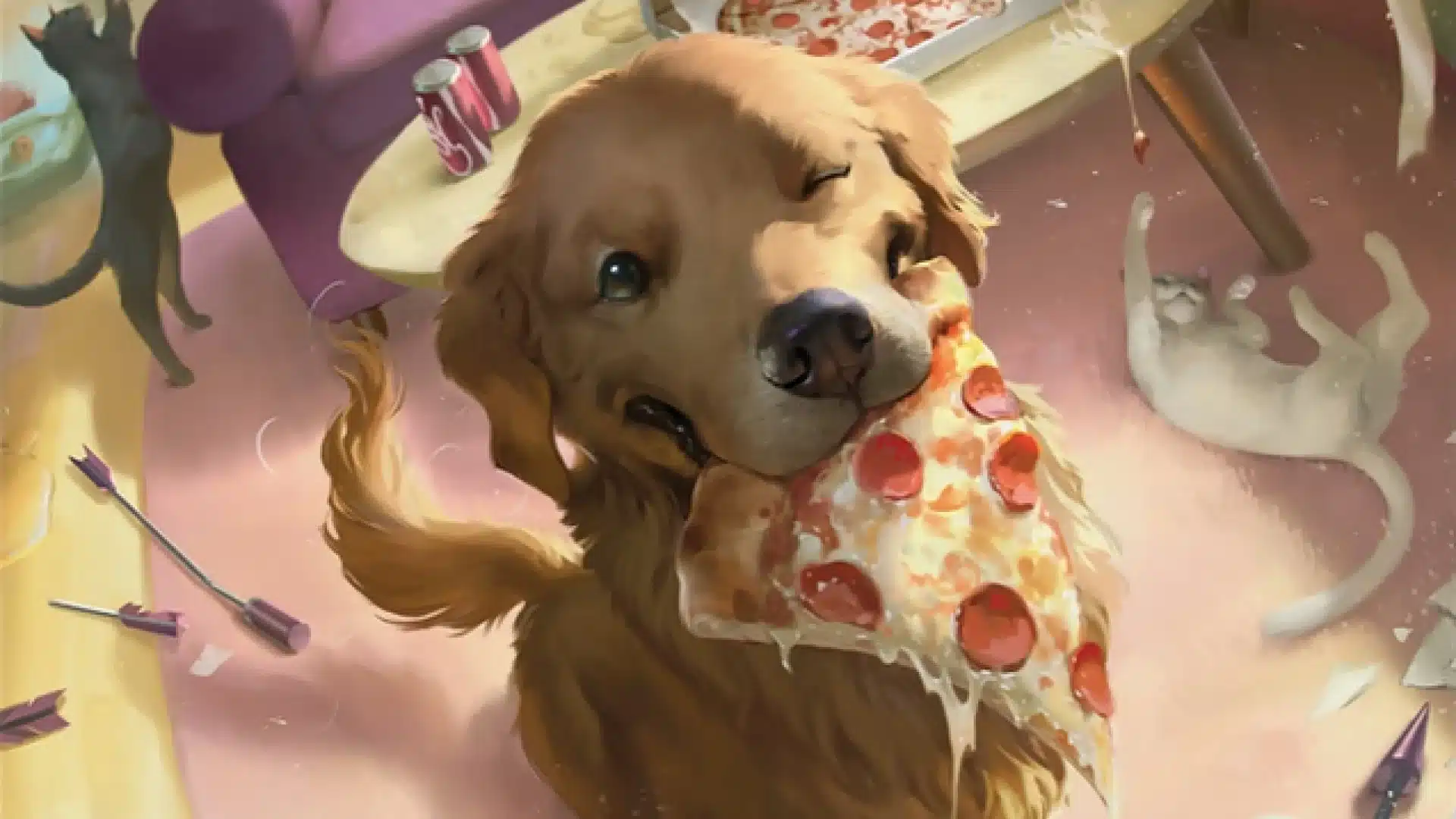 Lucky the Pizza Dog