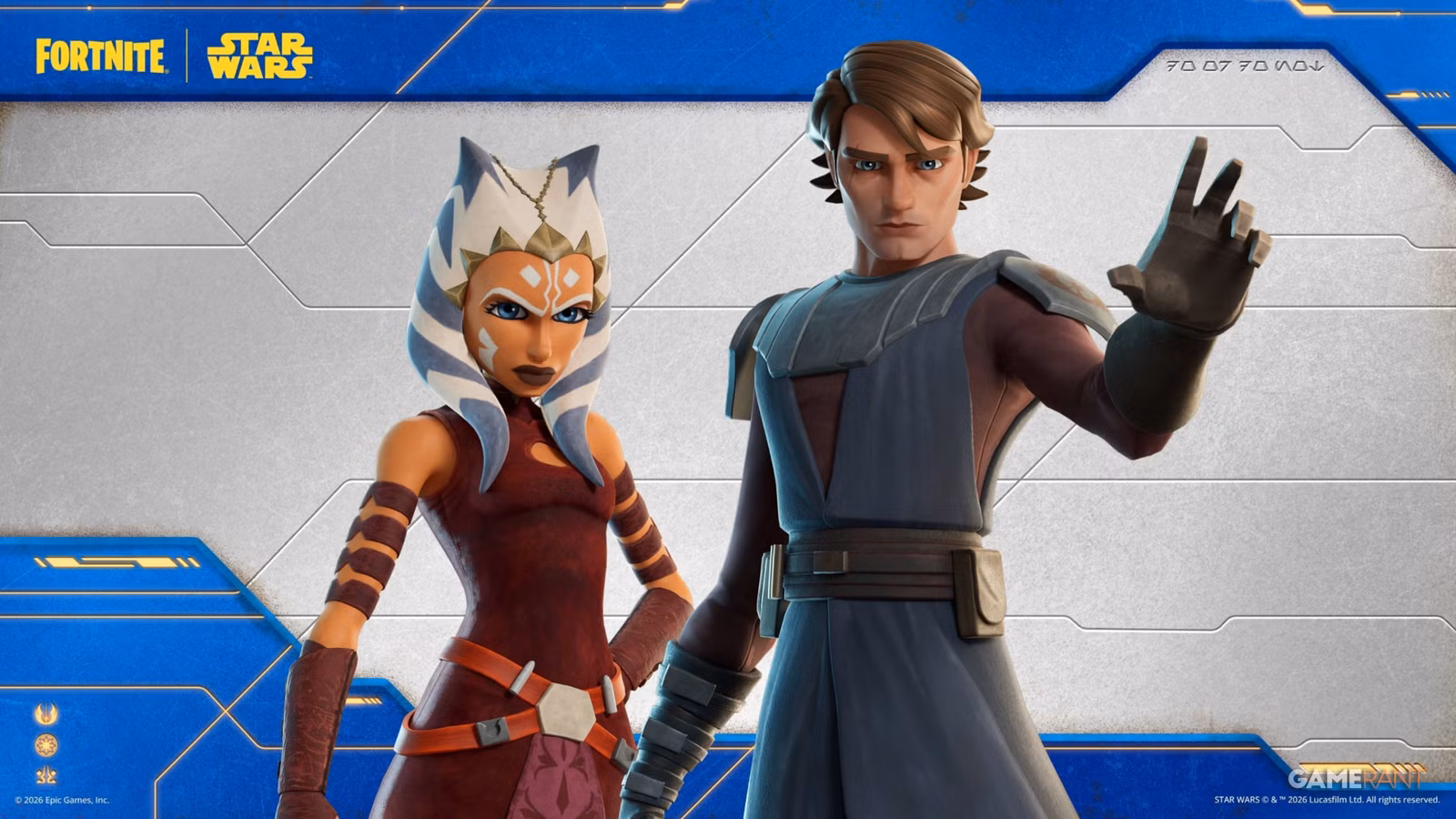 Todas as skins de Star Wars The Clone Wars em Fortnite